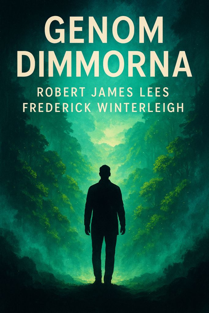Omslag till boken Genom dimmorna, av Robert James Lees och Aphraar/Frederick Winterleigh